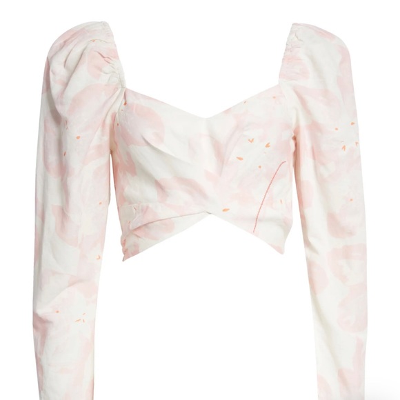 Something Navy Crop Top - Picture 2 of 7